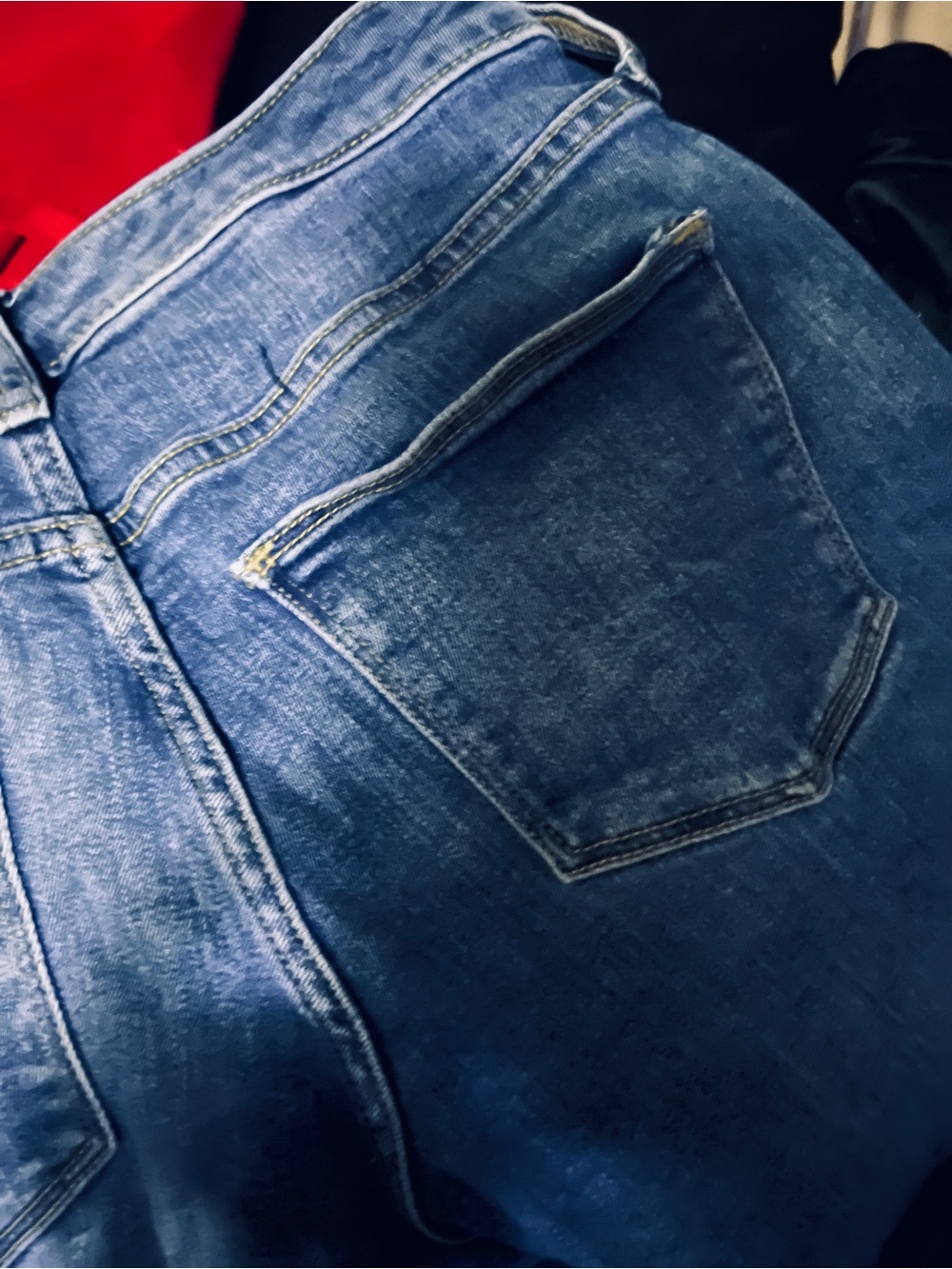 Universal Thread Light Blue High Rise, Skinny Denim Jeans - Picture 8 of 8